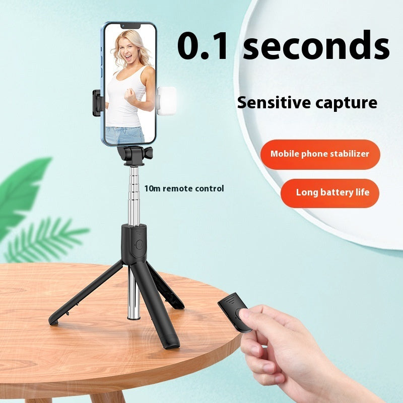 Mobile Phone Bluetooth Selfie Stick Tripod Self Timer Mobile Phone Bluetooth Selfie Stick Tripod Self Timer